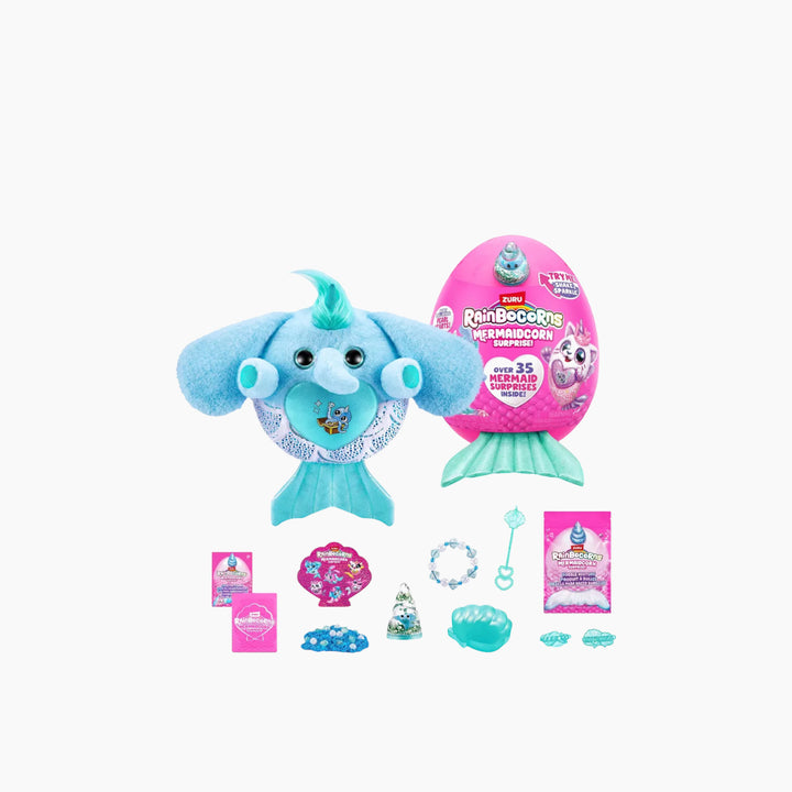 Zuru Rainbocorns Mermaidcorn Surprise S7 plush with glittery tail