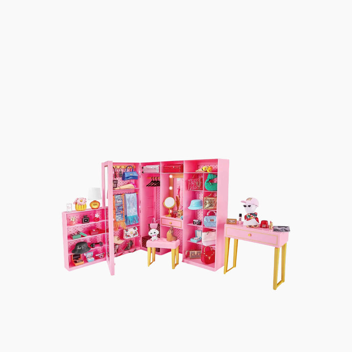 Zuru Mini Brands Mini Fashion Dream Wardrobe with light-up mirror and exclusive metallic bag