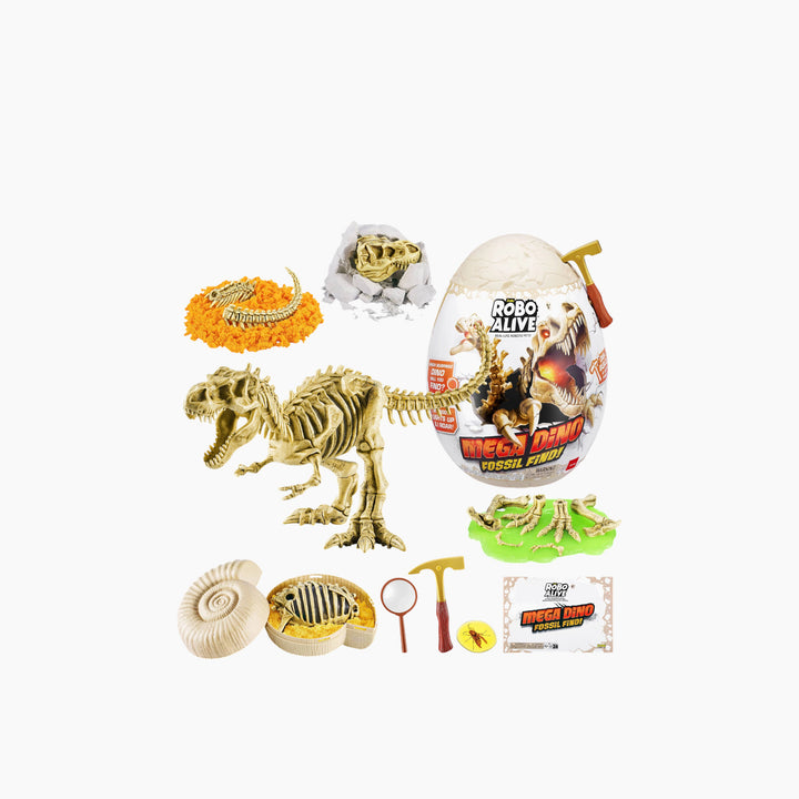 Zuru Robo Alive Mega Dino Fossil Find Surprise Egg excavation kit