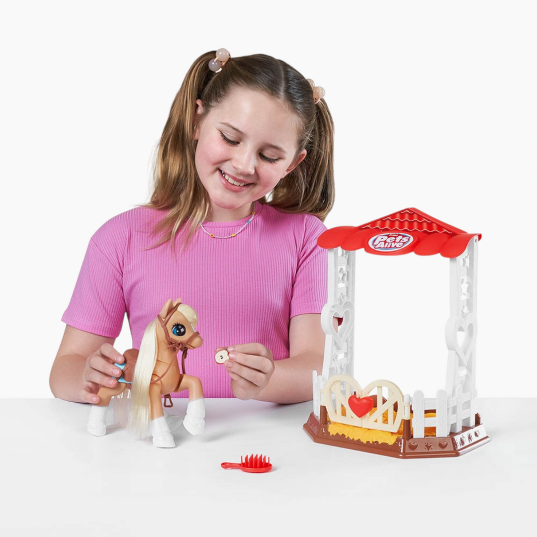 Zuru Pets Alive Robotic Pony Playset with realistic pony sounds