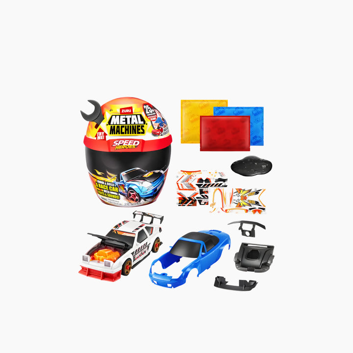 Zuru Metal Machines Speed Heroes Helmet Playset Series 1 construction set for ages 4+