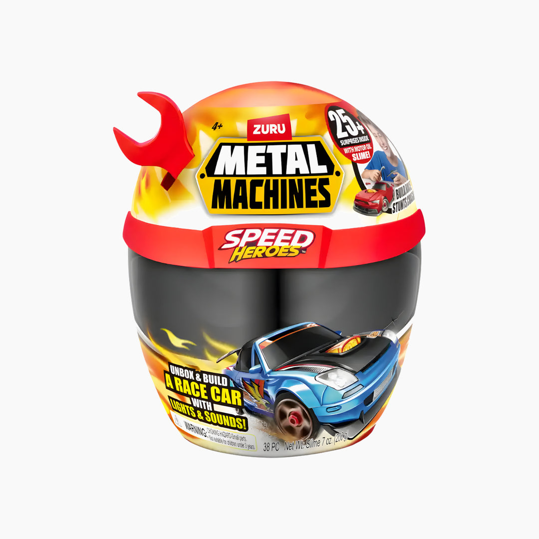 Zuru Metal Machines Speed Heroes Helmet Playset Series 1 construction set for ages 4+