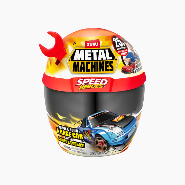 Zuru Metal Machines Speed Heroes Helmet Playset Series 1 construction set for ages 4+