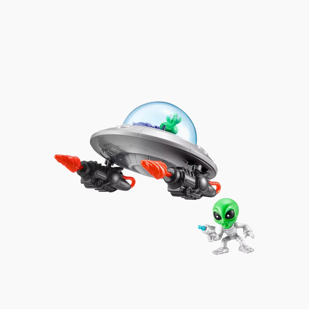 Zuru Smashers Dinos Vs Aliens Rocket Series Spinosaurus action figure playset with alien figures