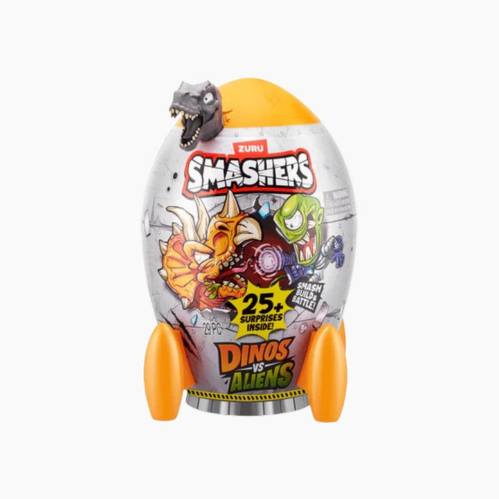 Zuru Smashers Dinos Vs Aliens Rocket Series Spinosaurus action figure playset with alien figures