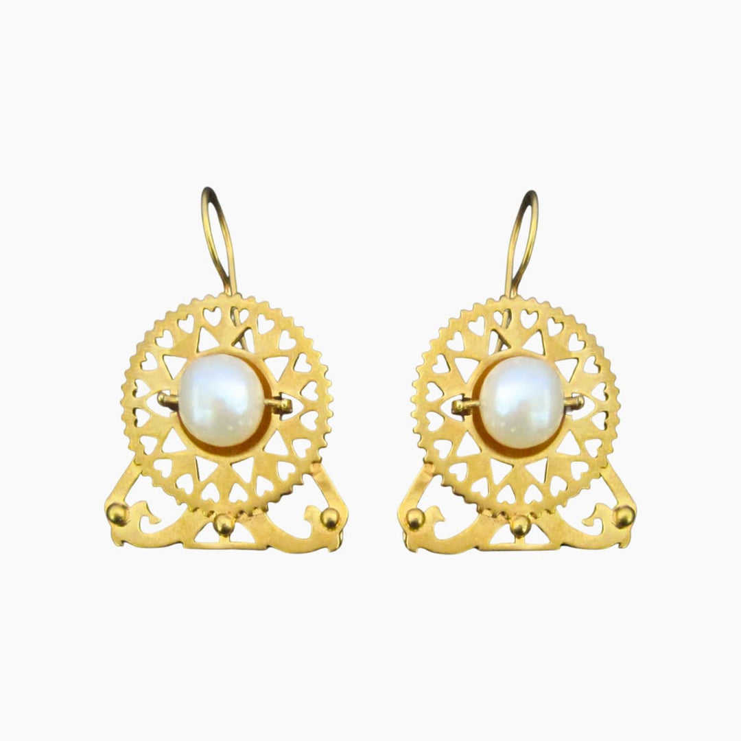 Nadia Dajani Byzantine Earrings