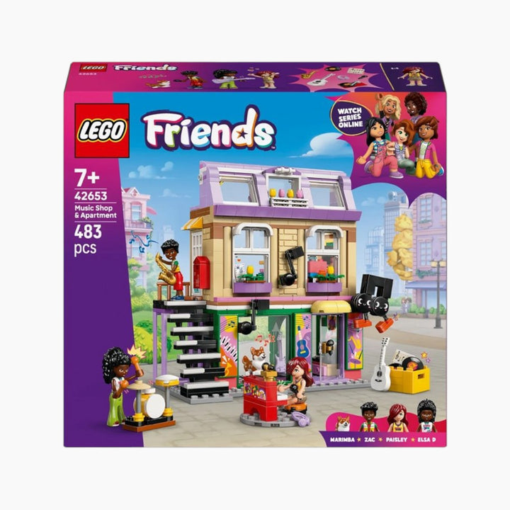 Lego Music Store &amp; Apartment 483-piece construction toy set