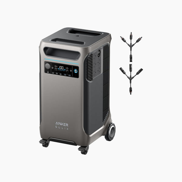 Solix F3800 Portable Power Station Black