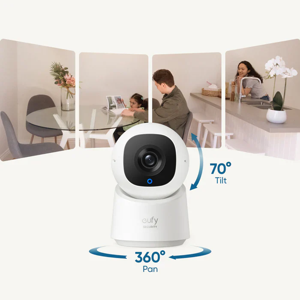 Eufy E30 4K indoor security camera with color night vision
