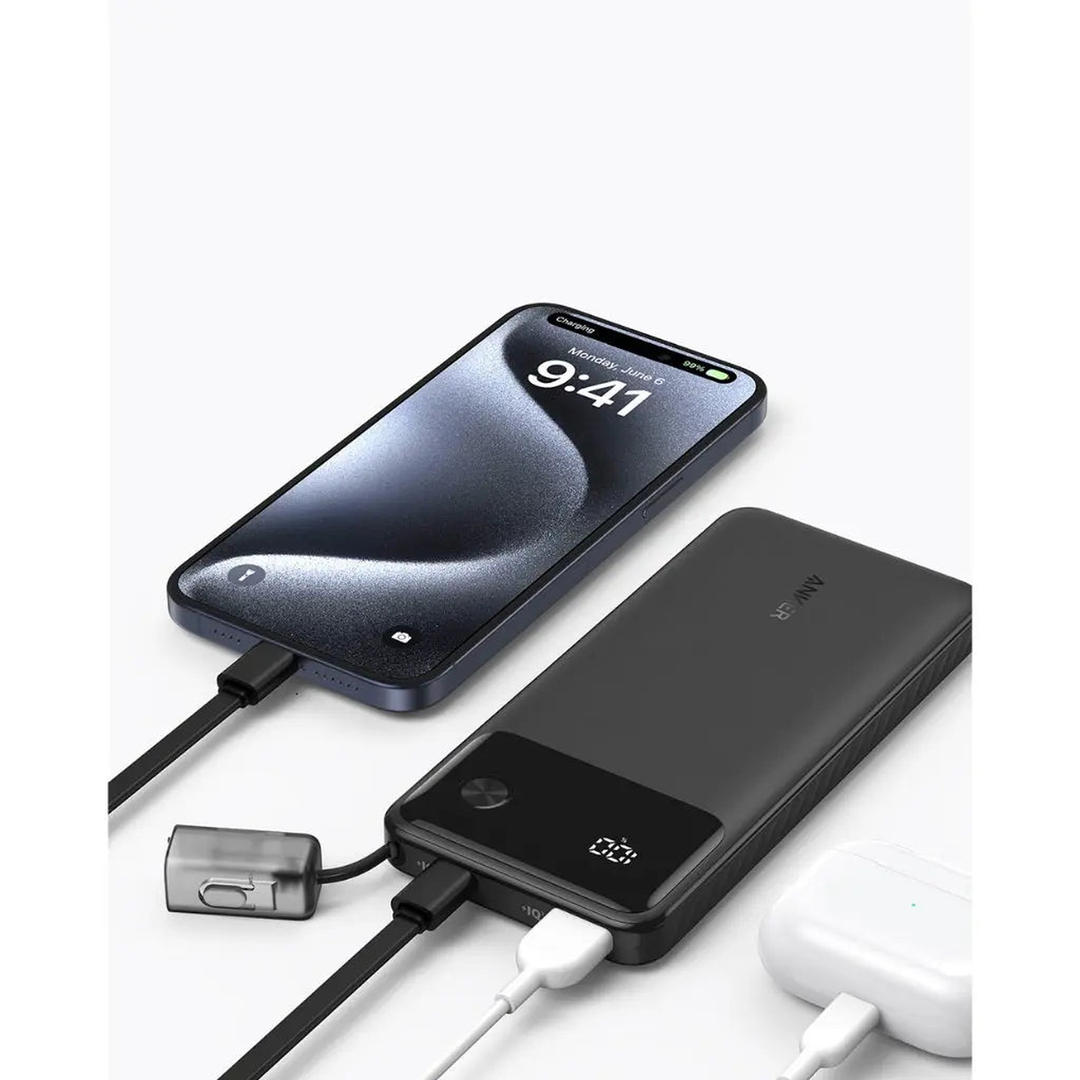 Anker 20,000mAh power bank with 30W output, black