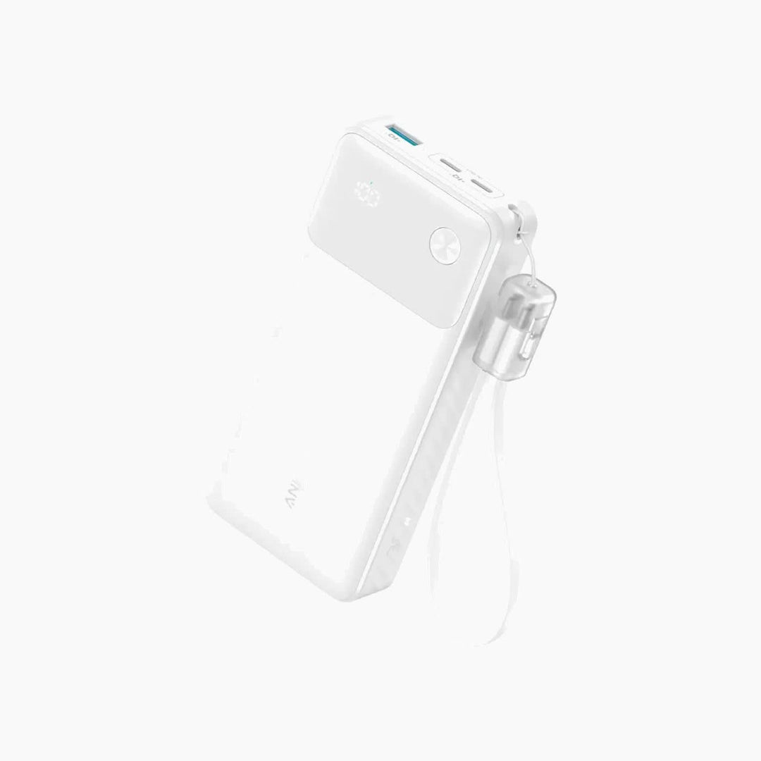 Anker 10,000mAh power bank with integrated USB-C cable