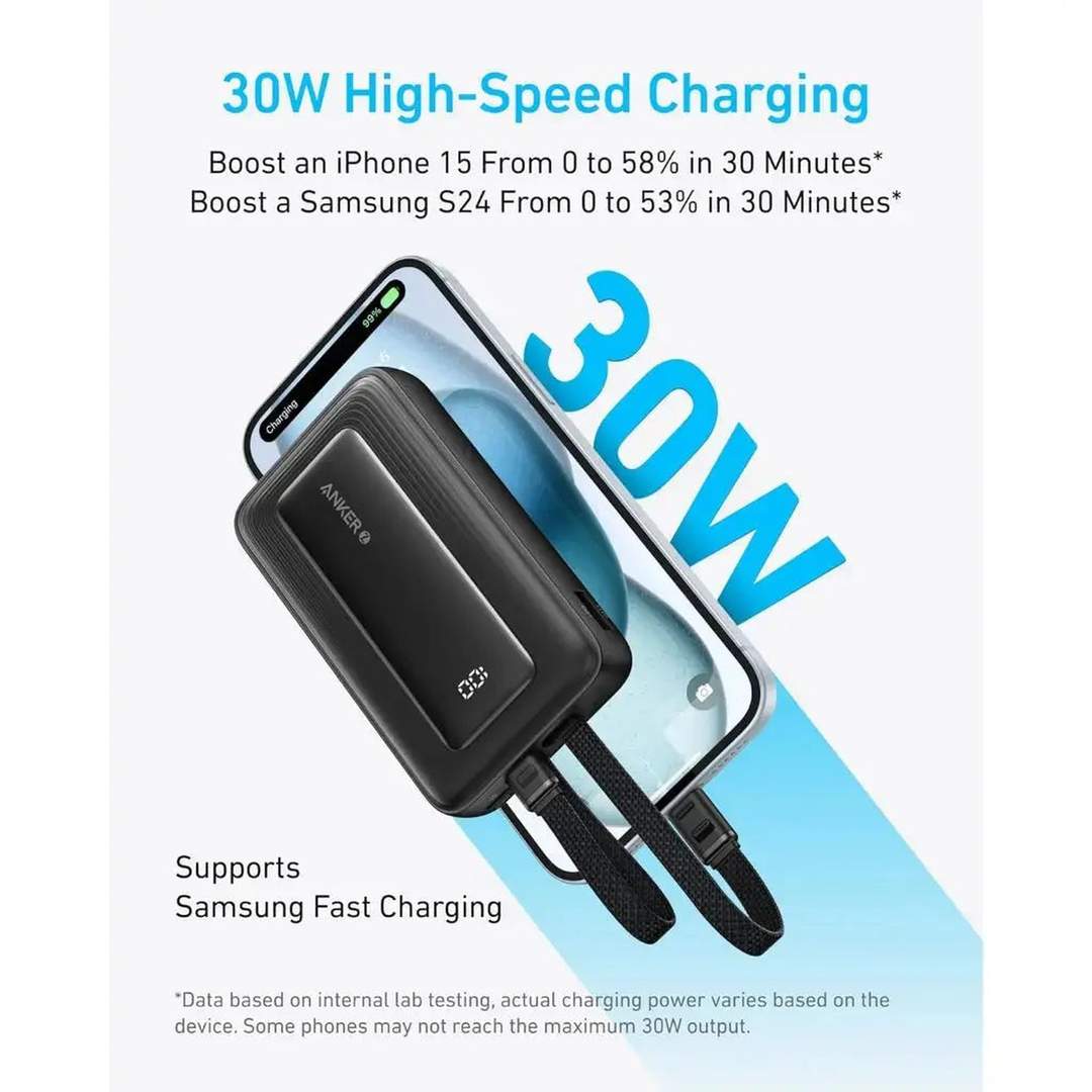 Anker Power Bank Built-In USB-C Cable