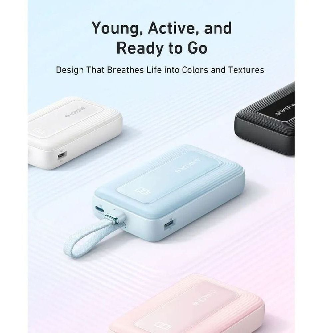 Anker Power Bank Built-In USB-C Cable