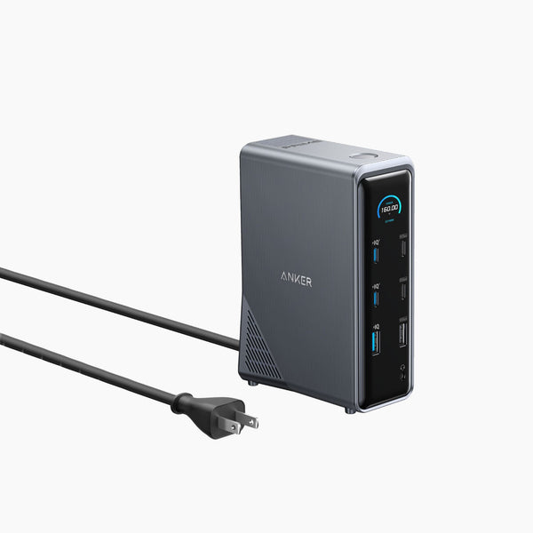 Prime Charging Docking Station (14-In-1, Dual Display, 160W)