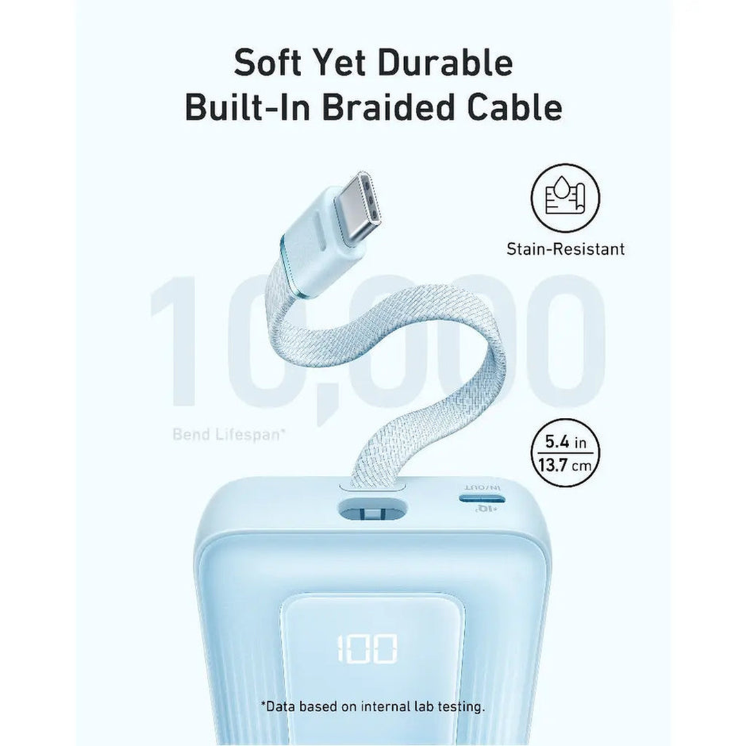 Anker Power Bank Built-In USB-C Cable