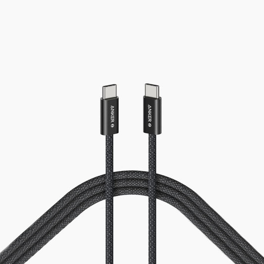 Anker Zolo USB C to USB C Cable, Braided and Dirt-Free Type C Fast Charging Cable (240W) (1.8m/6ft)