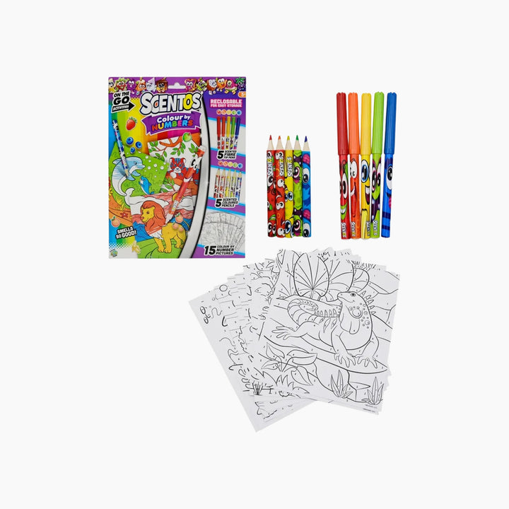 Scentos On The Go Colour By Numbers