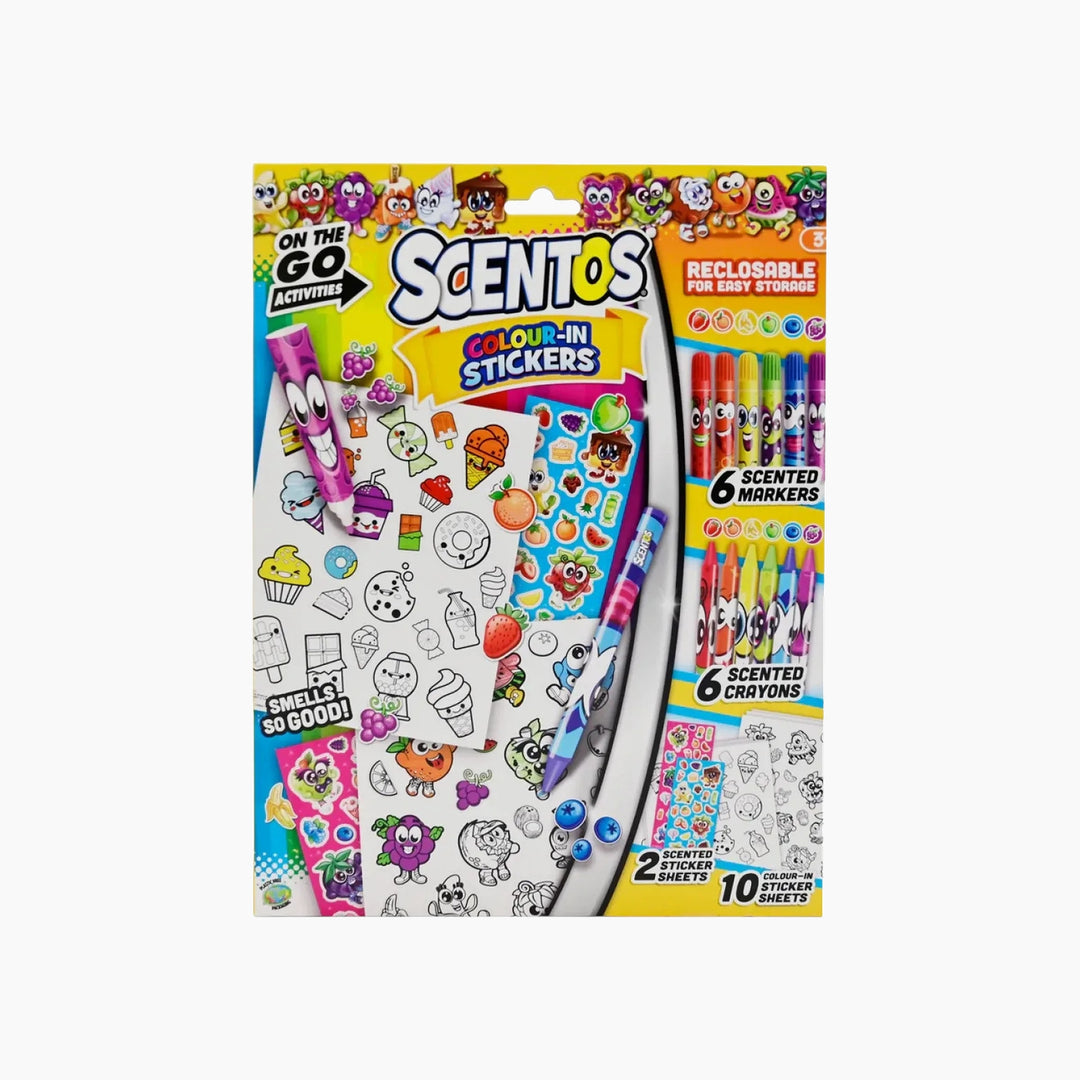 Scentos On The Go Colour In Stickers