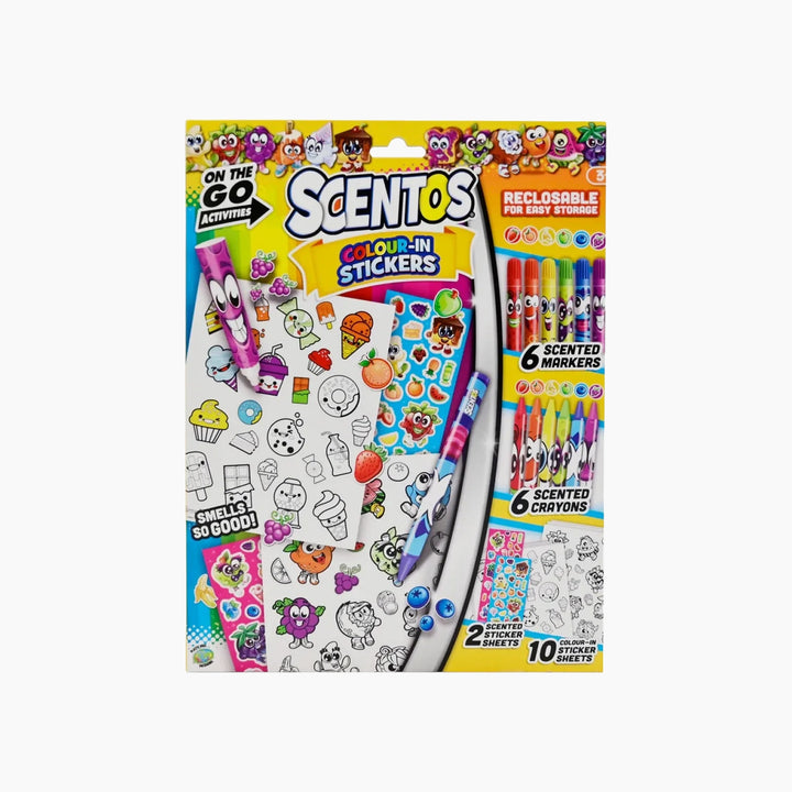 Scentos On The Go Colour In Stickers