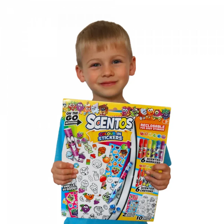 Scentos On The Go Colour In Stickers