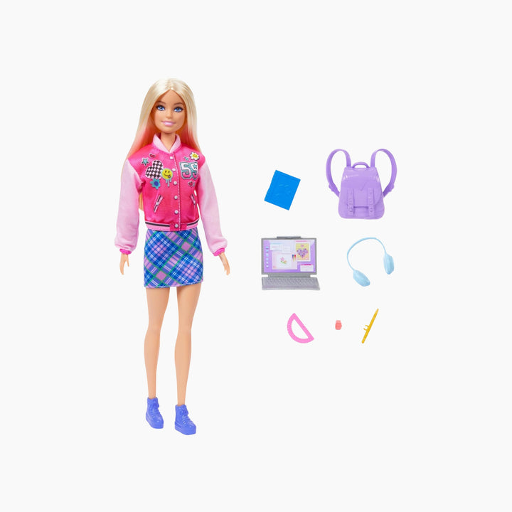 Barbie I Love School Doll &amp; Accessories Toy Set