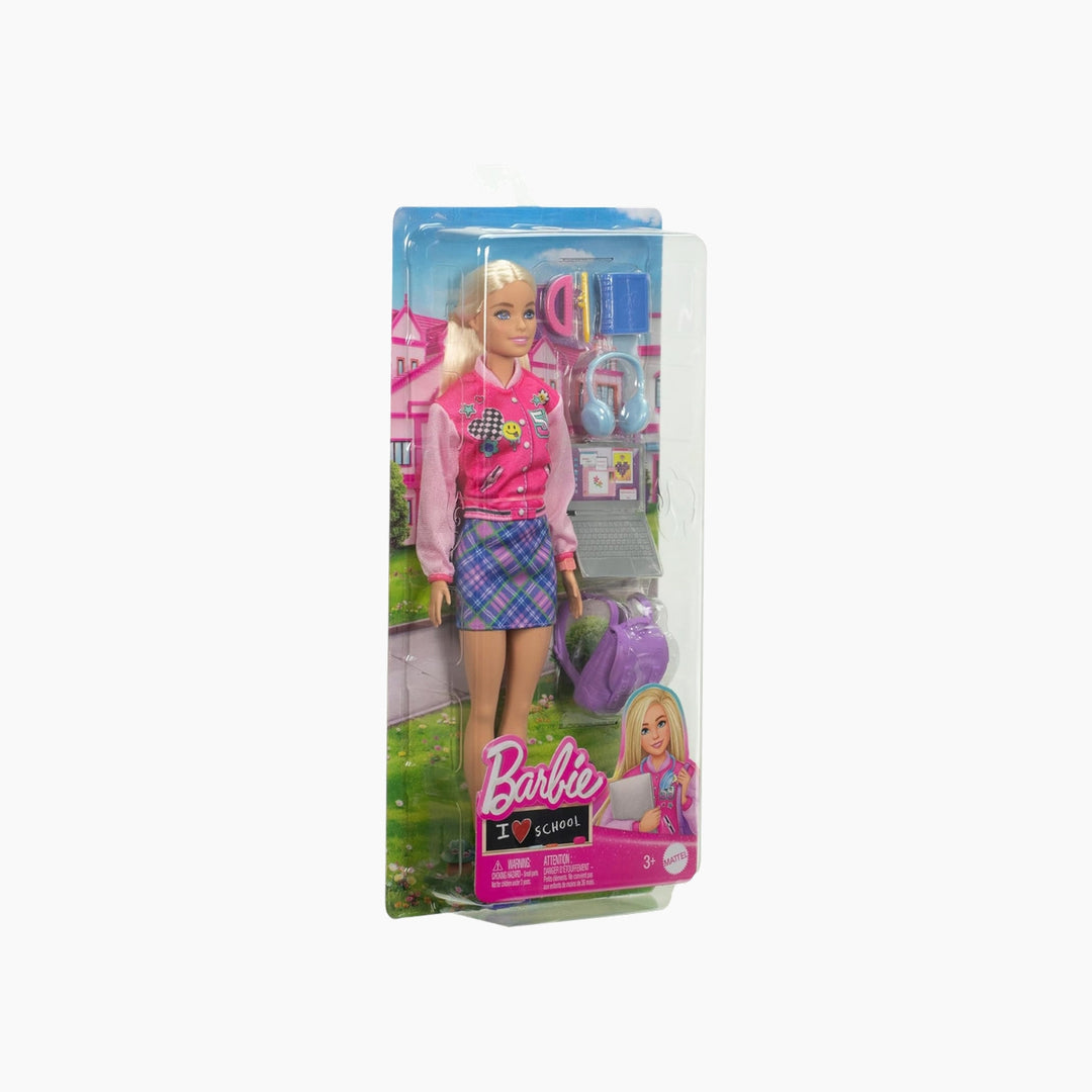 Barbie I Love School Doll &amp; Accessories Toy Set