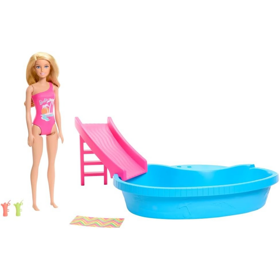 Barbie Doll and Pool Playset