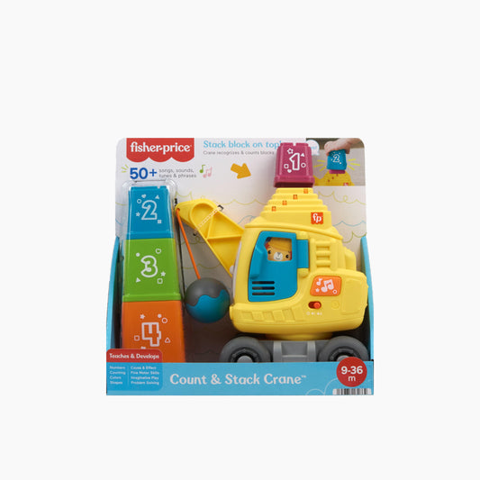 Fisher Price Count & Stack Crane Toy
