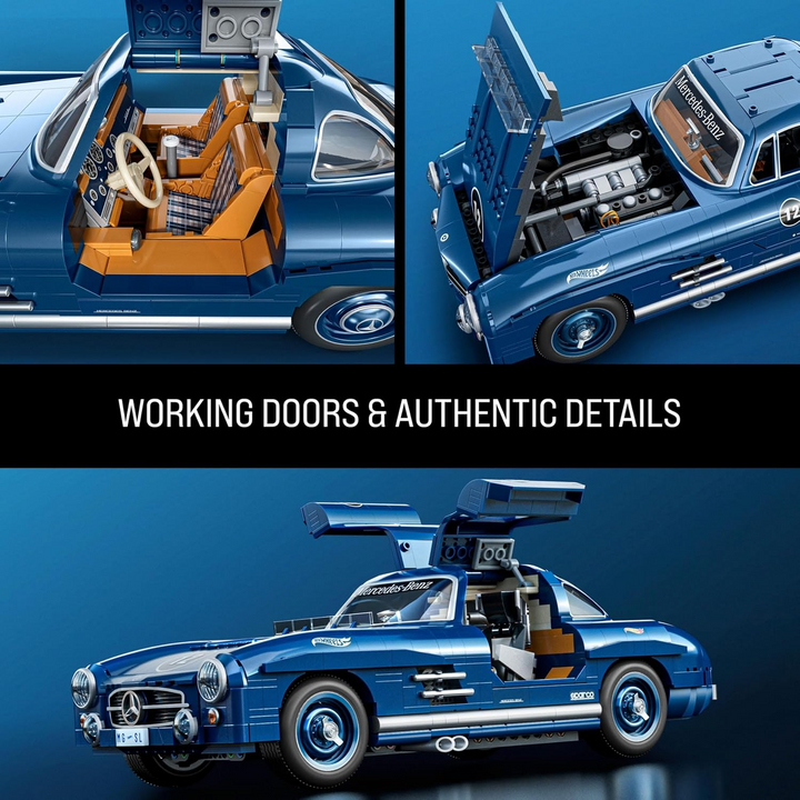 Mattel Brick Shop Hot Wheels Mercedes-Benz 300 SL
