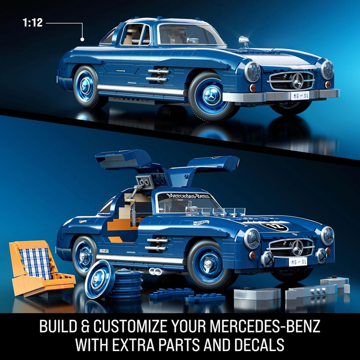 Mattel Brick Shop Hot Wheels Mercedes-Benz 300 SL
