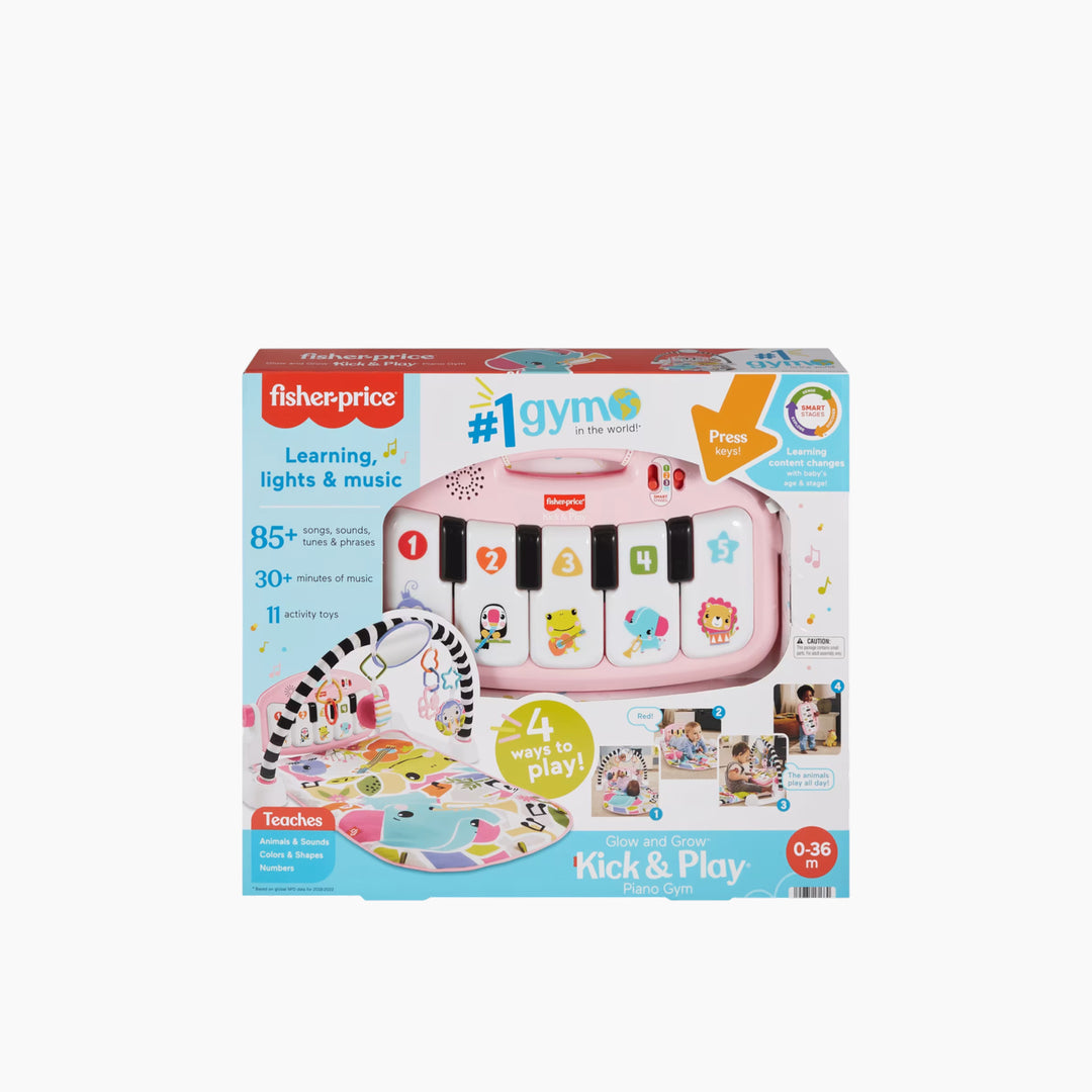 Mattel Glow &amp; Grow Kick &amp; Play Piano Gym