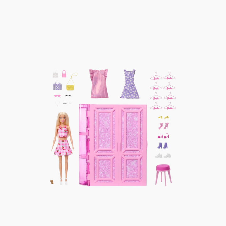 Barbie Dream Closet Doll, Playset and Accessories