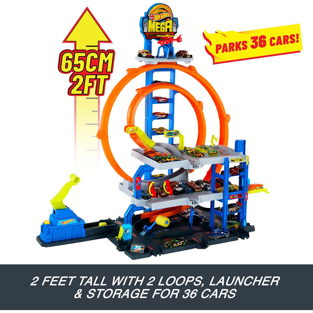 Hot Wheels Mega Loop Garage