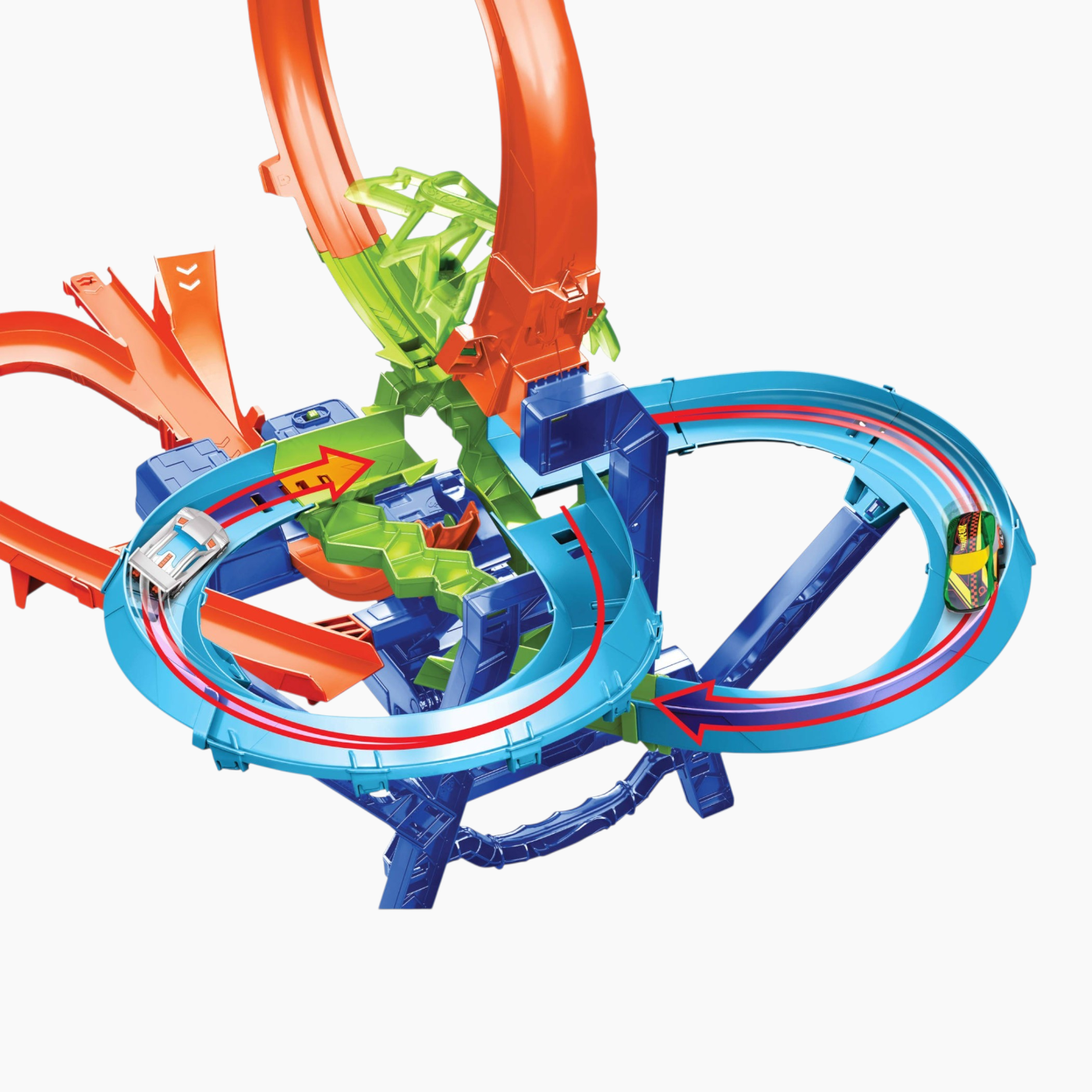 Hot Wheels Stunt Tracks Mid-Air Crash Hot Wheels Stunt Tracks Mid-Air Crash
