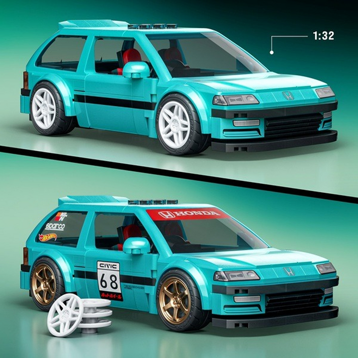 Mattel Brick Shop Hot Wheels Custom &