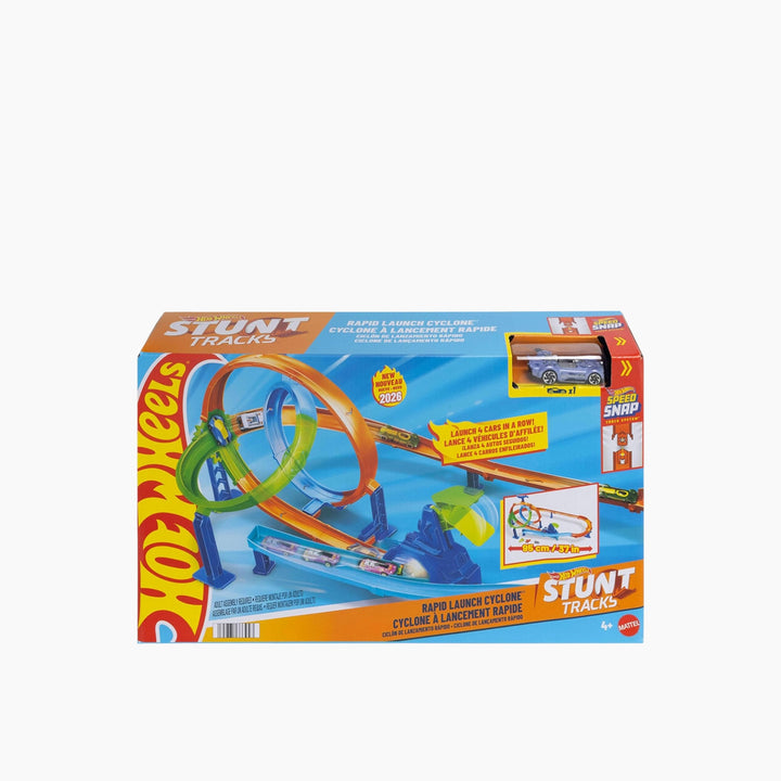 Hot Wheels Stunt Tracks Rapid Launch Cyclone