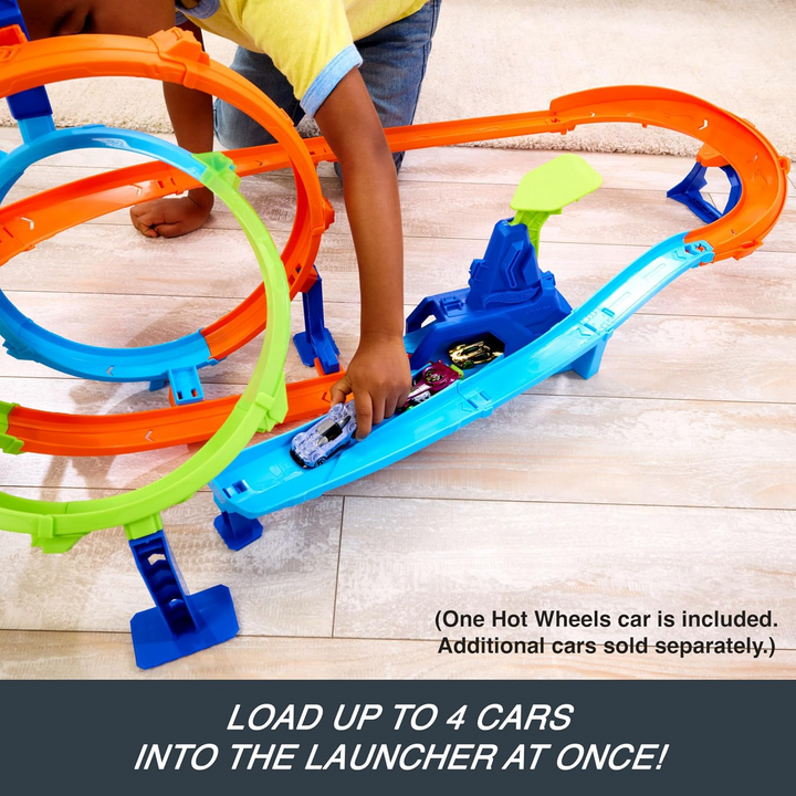 Hot Wheels Stunt Tracks Rapid Launch Cyclone