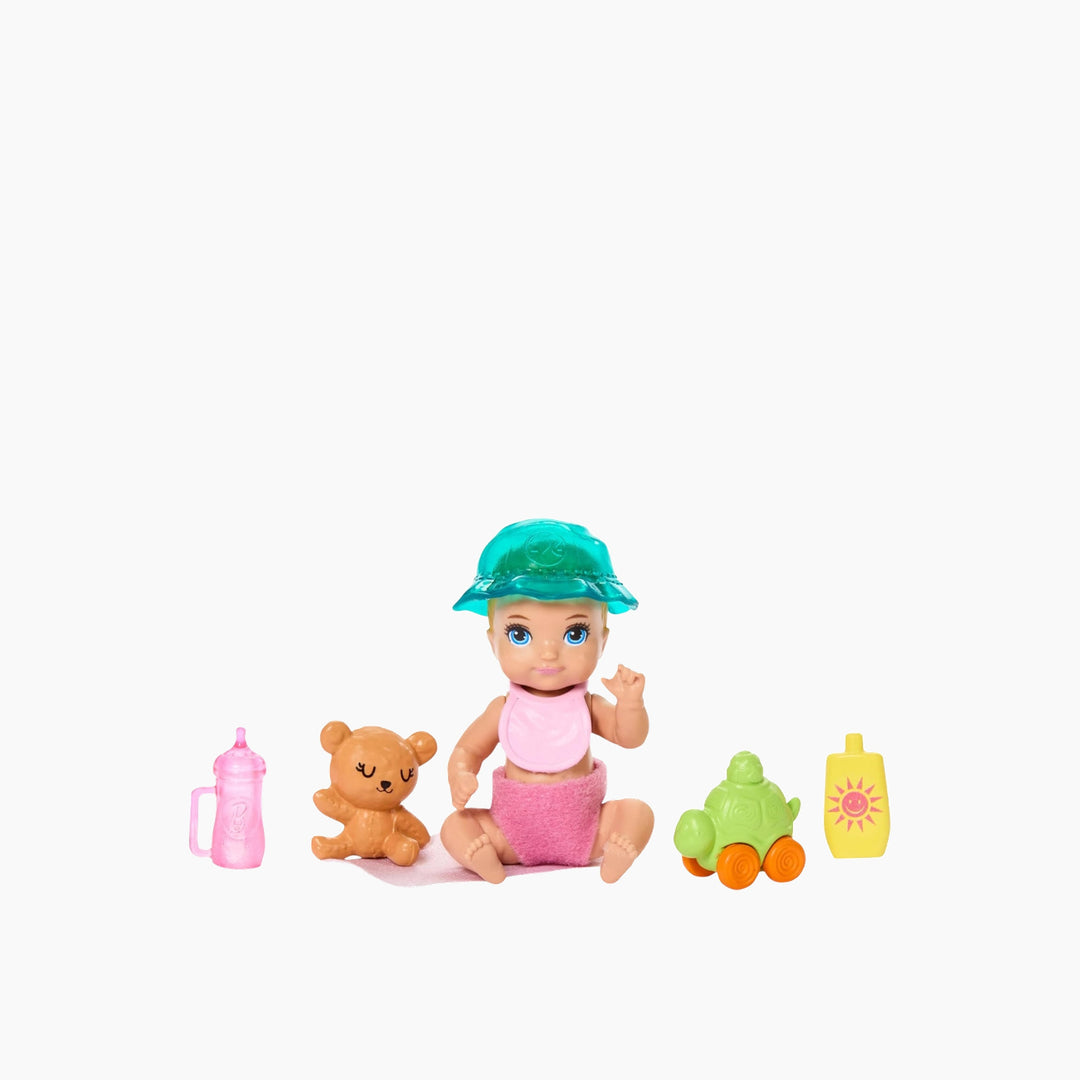 Barbie Skipper Babysitters Inc. Playset with Brunette Doll, Blonde Baby Doll