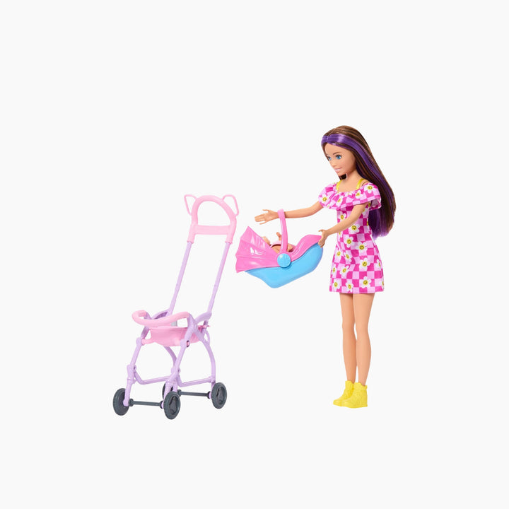 Barbie Skipper Babysitters Inc. Playset with Brunette Doll, Blonde Baby Doll