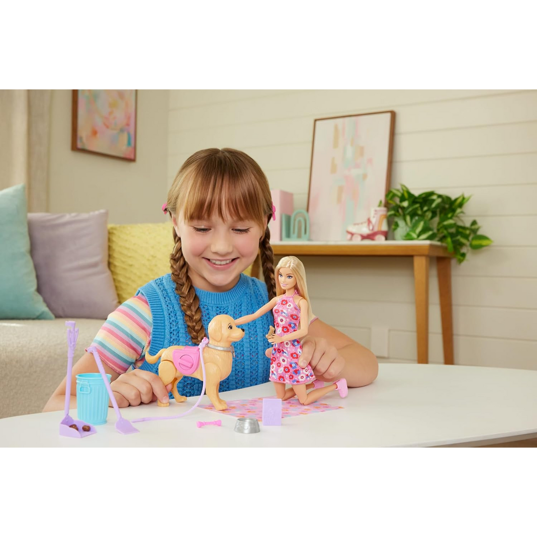 Barbie Walk &amp; Potty Pup