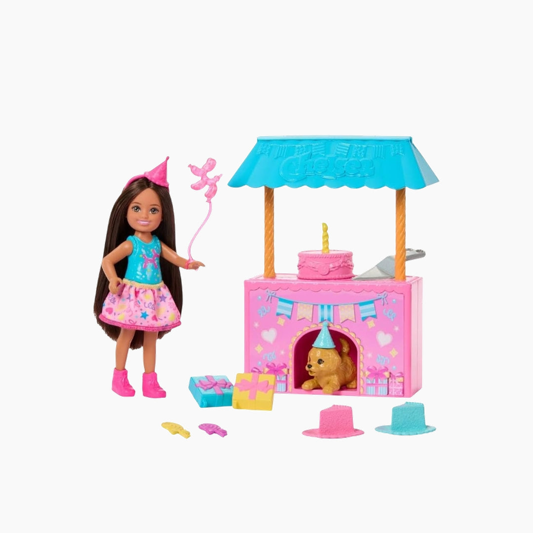 Barbie Club Chelsea Birthday Surprise Doll and Accessories