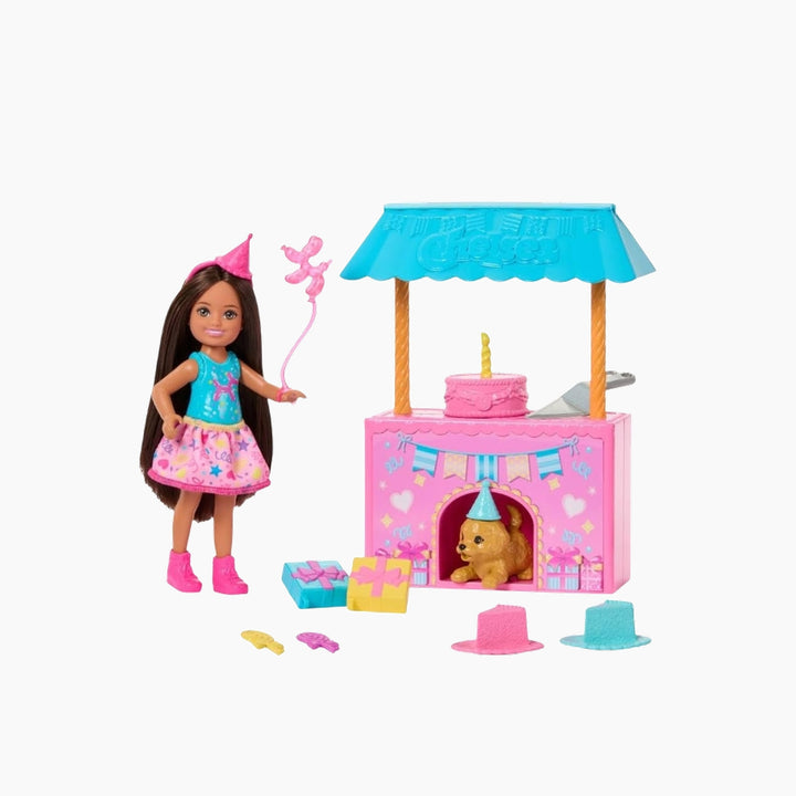 Barbie Club Chelsea Birthday Surprise Doll and Accessories