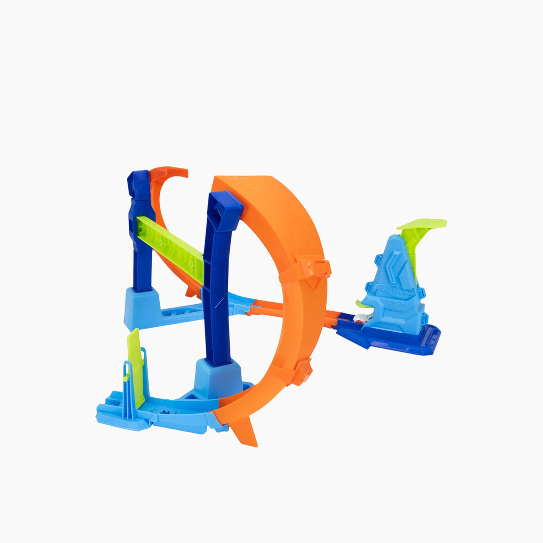 Hot Wheels Stunt Tracks Corkscrew Jump Champion
