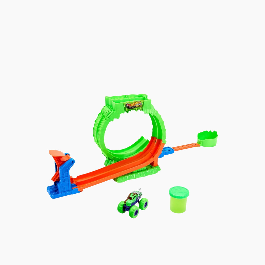 Hot Wheels Monster Trucks Mutant Chaos, Loop Challenge Playset