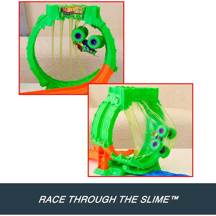 Hot Wheels Monster Trucks Mutant Chaos, Loop Challenge Playset