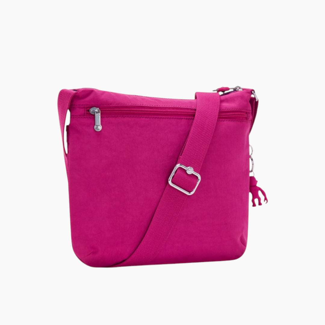 Kipling Arto shoulder bag in Pink Fuchsia