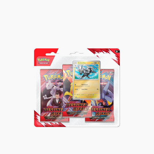 Pokemon Tcg Scarlet And Violet Destined Rivals Three Booster Blister Pack