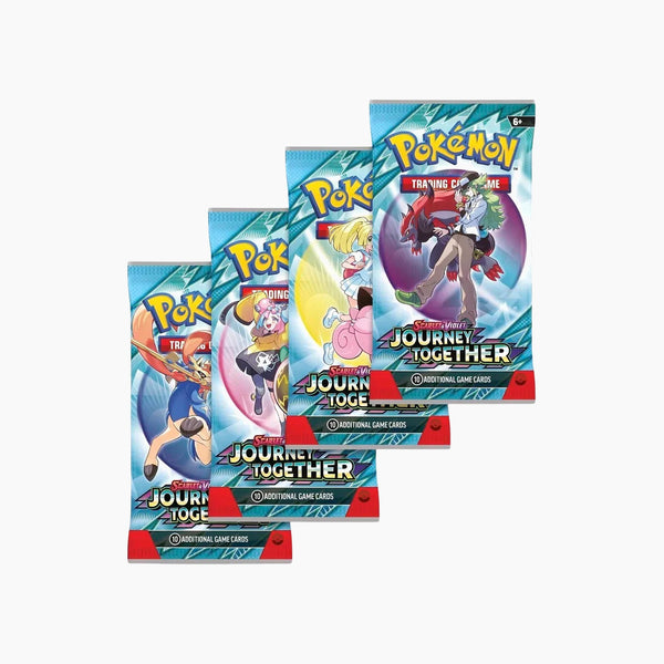 Pokemon Scarlet And Violet Journey Together Booster Pack 10 Cards