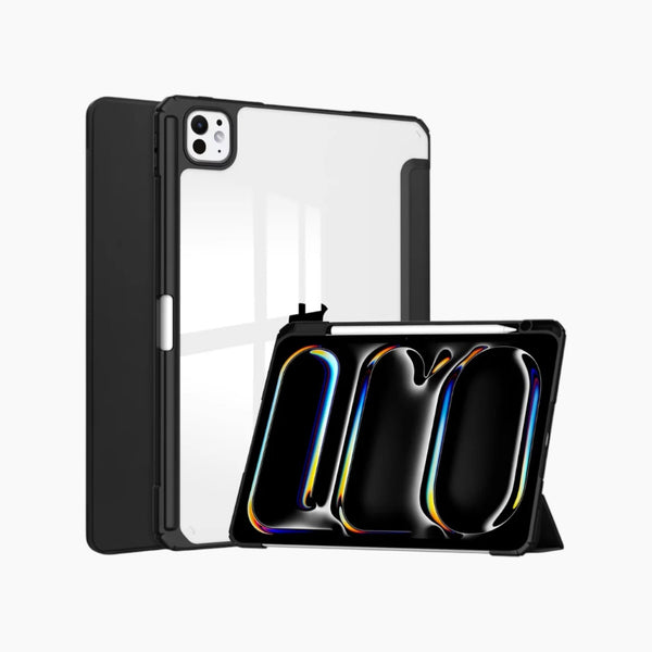 iPad Transparent Triple Fold Case