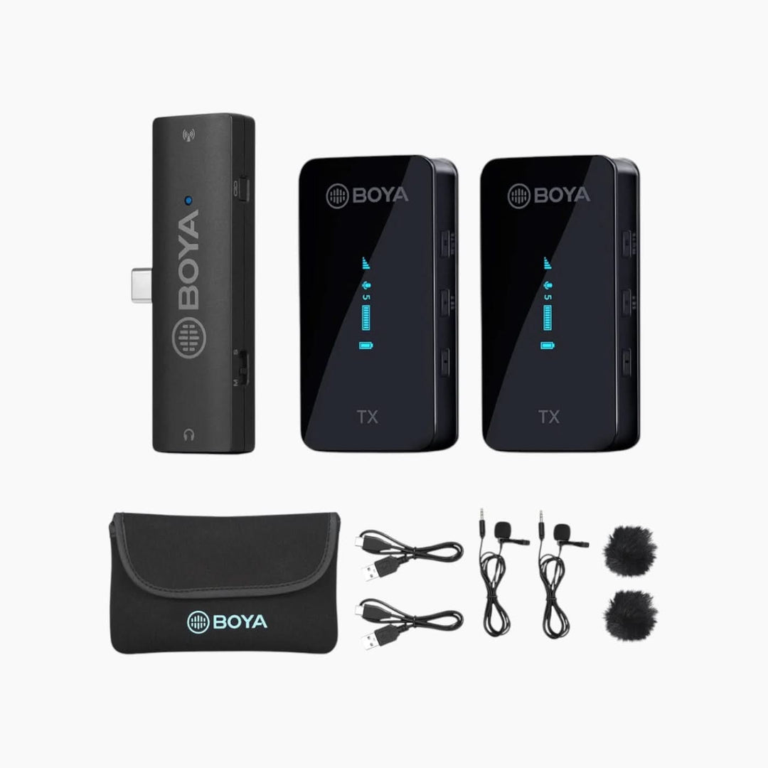 Boya BY-XM6-S6 USB-C wireless lavalier microphone system